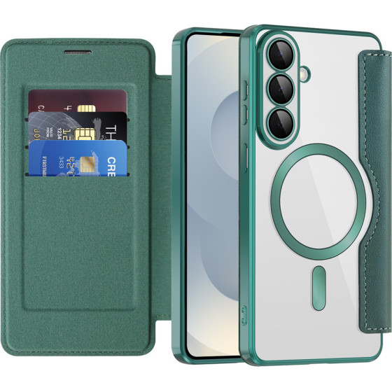 Techsuit - Smartmag Book Case - Samsung Galaxy S26 Plus - Green
