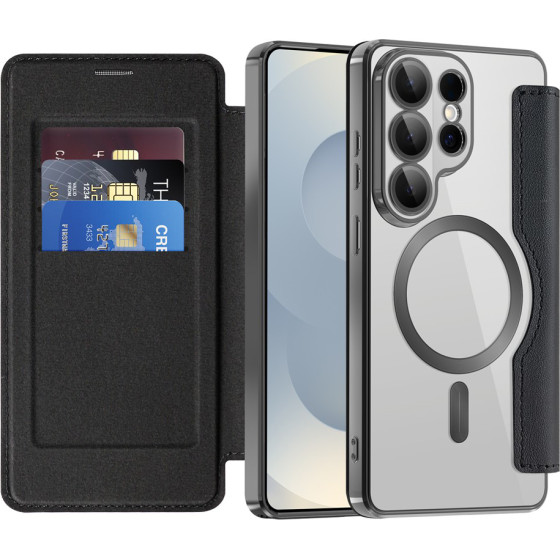 Techsuit - Smartmag Book Case - Samsung Galaxy S26 Ultra - Black