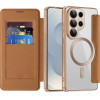 Techsuit - Smartmag Book Case - Samsung Galaxy S26 Ultra - Brown