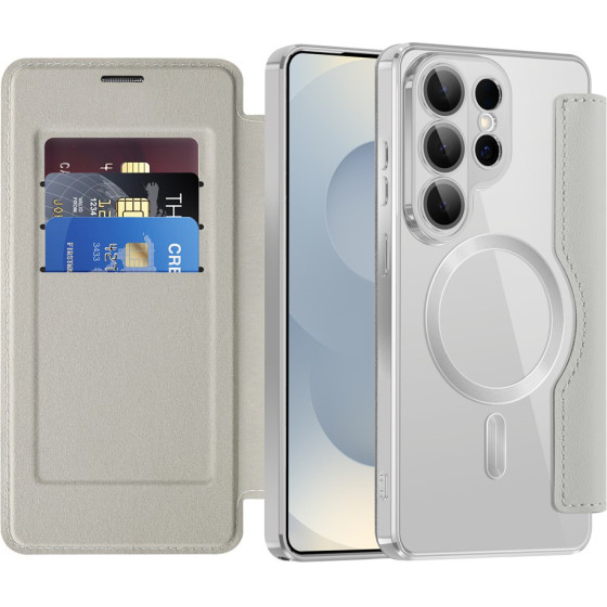 Techsuit - Smartmag Book Case - Samsung Galaxy S26 Ultra - Gray