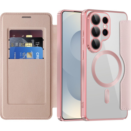 Techsuit - Smartmag Book Case - Samsung Galaxy S26 Ultra - Pink