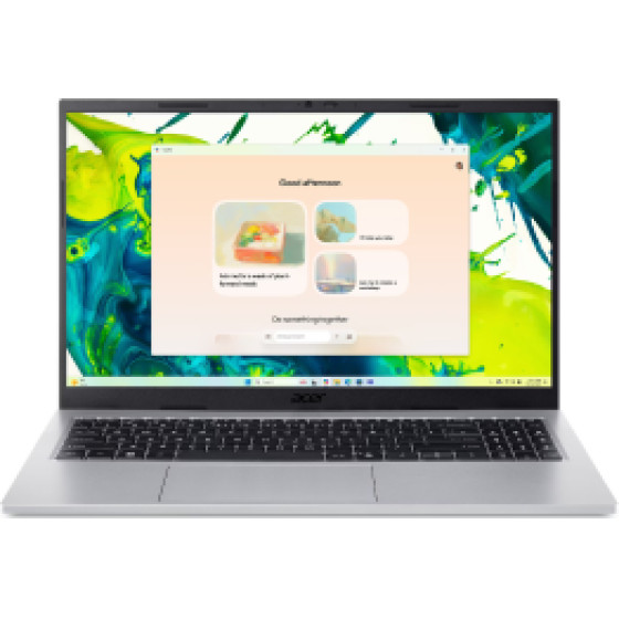 ACER NB ASPIRE GO 15 AG15-72P-734D, 15.6'' IPS FHD 1920x1080, INTEL CPU CORE 7 150U, 16GB RAM, SSD 1TB M.2 NVME, INTEL UHD GRAPHICS, WIN11 HOME, PURE SILVER, 2YW/ 1YW for international travelers. - (NX.JRRET.016)