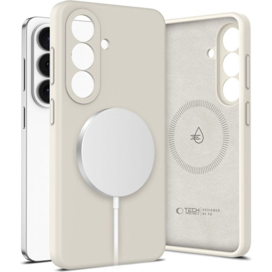 Tech-Protect SILICONE MAGSAFE GALAXY S26+ PLUS COSMIC LATTE