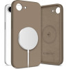 Tech-Protect SILICONE MAGSAFE IPHONE 16E / 17E CHOCOLATE BROWN