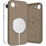 Tech-Protect SILICONE MAGSAFE IPHONE 16E / 17E CHOCOLATE BROWN