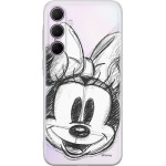 Disney Case Samsung Galaxy A35 5G Minnie Partial Print Sketch Transparent - (DPCMIN3521)