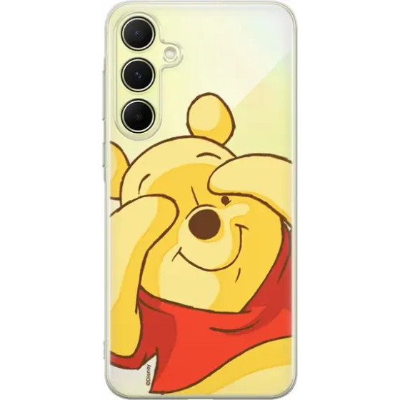 Disney Case Samsung Galaxy A55 5G Winnie the Pooh Partial Print Hiding Transparent - (DPCPOOH22727)