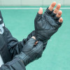 Rockbros 16220006002 M leather motorcycle gloves - black 5907769312892 - (Rockbros-16220006002)