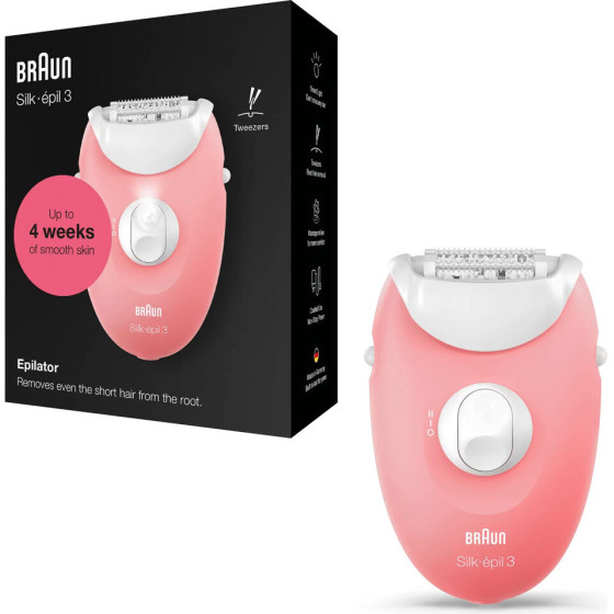 Braun Epilator Silk-�pil 3 Pink - (3-176)