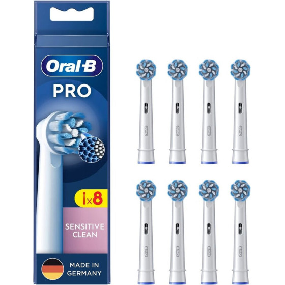 Oral-B Sonic toothbrush head 8x Sens 8-Pack White - (860649)