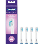 Oral-B Sonic toothbrush head Pulsonic Sensitive 4-Pack White - (299158)