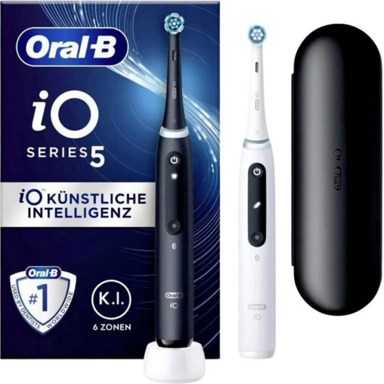 Oral-B Toothbrush iO Series 5 Double pack Black, White - (415121)
