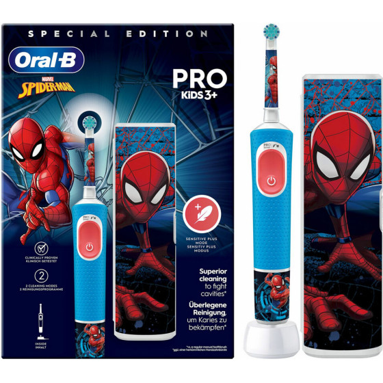 Oral-B Toothbrush Pro Kids Spider-Man Blue - (773390)