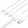 Vention ������� USB 2.0 A �� 3in1 3A 1.5M (�����) - (CTPWG)