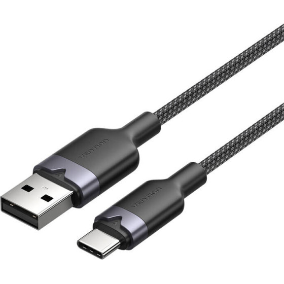 Vention ������� USB 2.0 A �� USB-C 3A 1 M (�����) - (CTNBF)