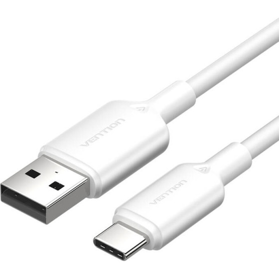 Vention ������� USB 2.0 A �� USB-C 3A 1M (�����) - (CTQWF)