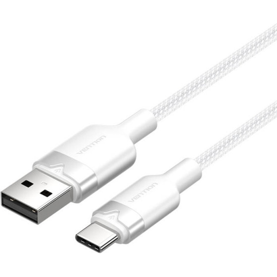 Vention ������� USB 2.0 A �� USB-C 3A 2M (�����) - (CTNWH)