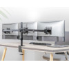 GEMBIRD ADJUSTABLE DESK 3-DISPLAY MOUNTING ARM (RTS) 17''-27'' BLACK - (MA-D3-01)