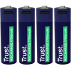 TRUST USB-C RECHARGEABLE BATTERIES 4P - AA - (25631)