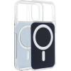 CLEAR FUSION MAG COVER Case compatible with MagSafe for SAMSUNG S26 Ultra navy blue OEM