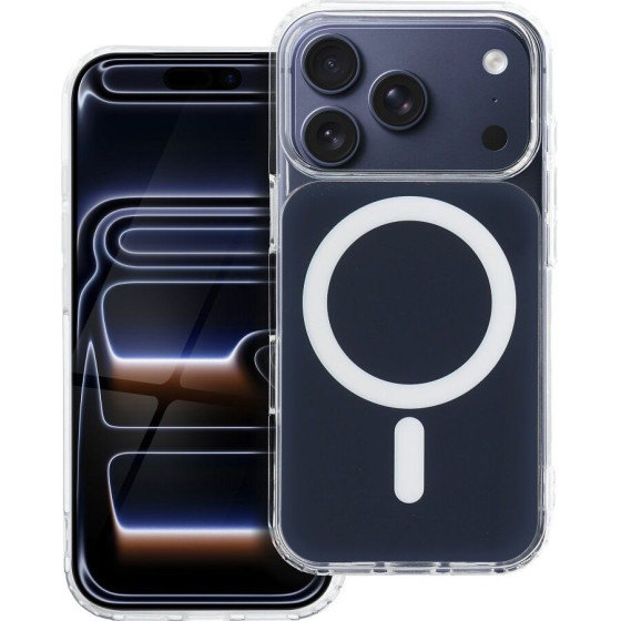 CLEAR FUSION MAG COVER Case compatible with MagSafe for SAMSUNG A37 navy blue OEM
