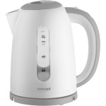 CONCEPT Electric Kettle 1.7 L 2200 W Grey, White - (RK2335)