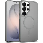 Crong Hybrid Matte Magnetic - Magsafe Case For Samsung Galaxy S26 Ultra (Gray) - (CRGHMMSGS26ULGR)