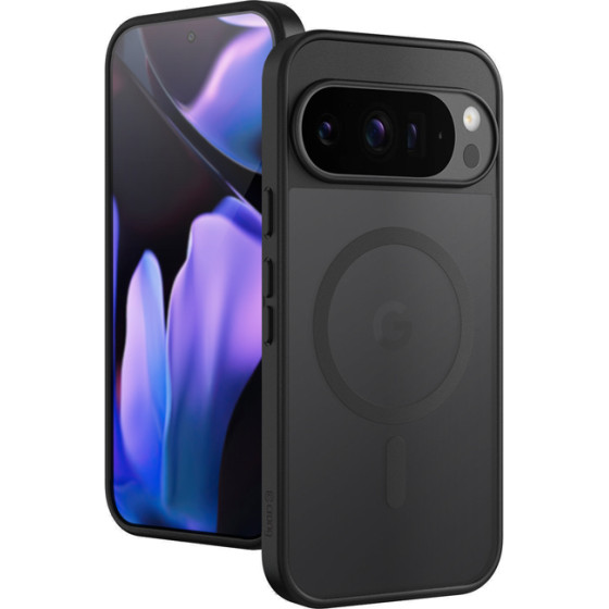 Crong Hybrid Matte Magnetic - Magsafe Case Google Pixel 9 Pro (Black) - (CRGHMMGPX9PBLK)
