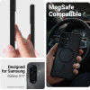 Crong Hybrid Matte Magnetic - Magsafe Case Samsung Galaxy A17 (Black) - (CRGHMMSGA17BLK)