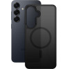 Crong Hybrid Matte Magnetic - Magsafe Case Samsung Galaxy S25 (Black) - (CRGHMMSGS25BLK)