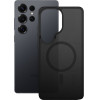 Crong Hybrid Matte Magnetic - Magsafe Case Samsung Galaxy S25 Ultra (Black) - (CRGHMMSGS25UBLK)