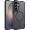 Crong Hybrid Matte Magnetic - Magsafe Case Samsung Galaxy S26 (Black) - (CRGHMMSGS26BLK)