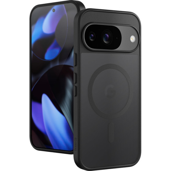 Crong Hybrid Matte Magnetic - Magsafe Google Pixel 9 Case (Black) - (CRGHMMGPX9BLK)