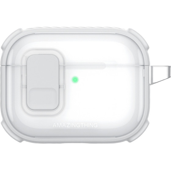 AmazingThing Titan Pro Mag Case Clear For Airpods Pro 3 - White 4896238540106 - (APRO3TPWH)