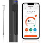 Metapen Kitchen Thermometer With Bluetooth/Wifi App For Grill, Oven, Smoker - Gray ME-BOX02 - (Meatmeet S Pro)