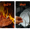 Metapen Kitchen Thermometer With Bluetooth/Wifi App For Grill, Oven, Smoker - Gray ME-BOX02 - (Meatmeet S Pro)
