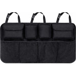 Wozinsky Large Car Organizer For Back Seat Backrest And Trunk - Black - (WDO-01)