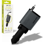 Mobile Origin 3in1 50W Car Charger CA27 - USB-C + USB-A, USB-C Cable - (MO-CCH-CA27)