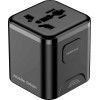 Mobile Origin Universal Travel Adapter PW30 EU/UK/US/Aus Black - (MO-UTRA-PW30-BLK)