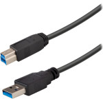 Vivanco Type A 3.0 To Type B Usb Cable 1.5m Black - (IT30USBAB15MK)