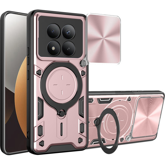 Techsuit - Camguard Pro - Xiaomi Redmi Note 15 Pro+ 5G / Poco M8 Pro 5G - Rose Gold