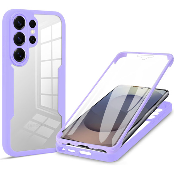 Techsuit - Colorverse 360 Series + Screen Protector - Samsung Galaxy S26 Ultra - Purple