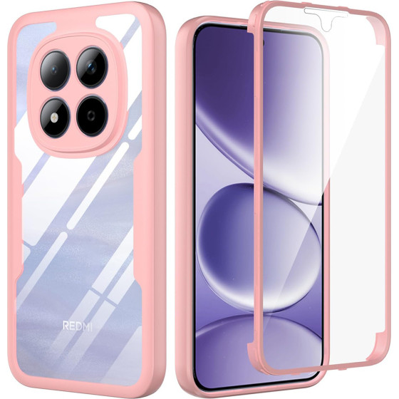 Techsuit - Colorverse 360 Series + Screen Protector - Xiaomi Redmi Note 15 Pro 5G - Pink