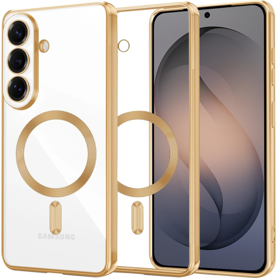 Techsuit - Luxury Crystal Magsafe - Samsung Galaxy S26 - Gold