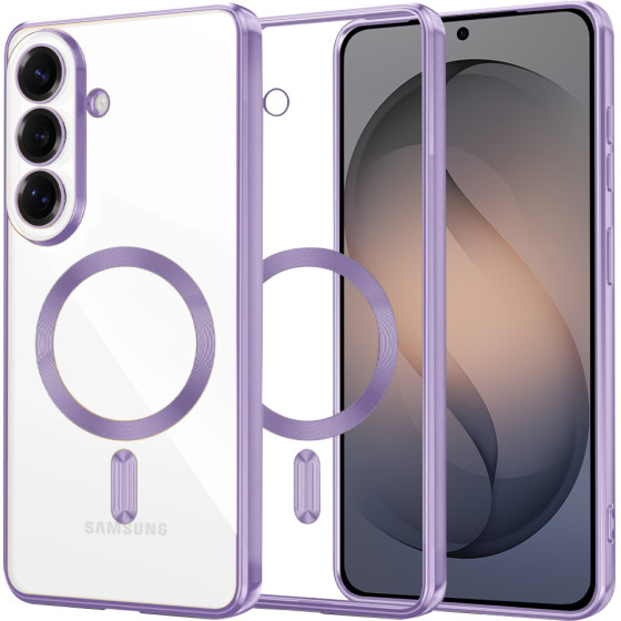 Techsuit - Luxury Crystal Magsafe - Samsung Galaxy S26 - Light Purple