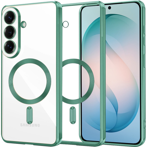 Techsuit - Luxury Crystal Magsafe - Samsung Galaxy S26 Plus - Light Green