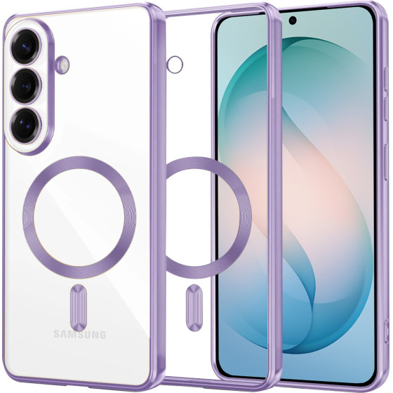 Techsuit - Luxury Crystal Magsafe - Samsung Galaxy S26 Plus - Light Purple