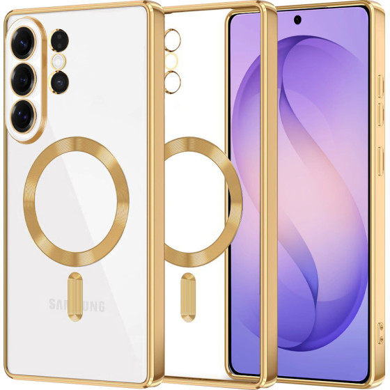 Techsuit - Luxury Crystal Magsafe - Samsung Galaxy S26 Ultra - Gold