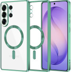 Techsuit - Luxury Crystal Magsafe - Samsung Galaxy S26 Ultra - Light Green
