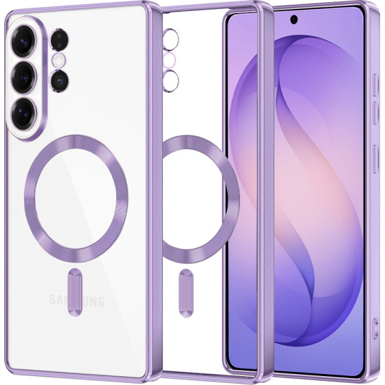 Techsuit - Luxury Crystal Magsafe - Samsung Galaxy S26 Ultra - Light Purple